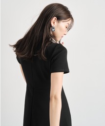 JUSGLITTY（ジャスグリッティー）の「半袖レディニットワンピース
