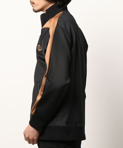 CLUB PARK（クラブパーク）の「GISHER×LHP/ギッシャ―×エルエイチピー/ジャージジャケット（ブルゾン・メンズ・ベージュ/ブラック・MEDIUM/LARGE）」の7枚目の写真