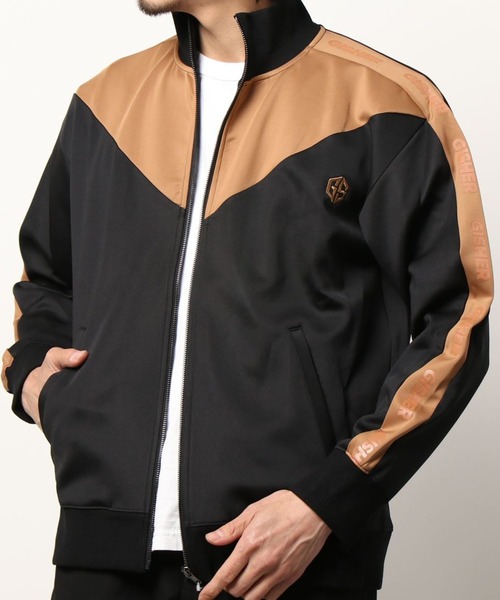 CLUB PARK（クラブパーク）の「GISHER×LHP/ギッシャ―×エルエイチピー/ジャージジャケット（ブルゾン・メンズ・ベージュ/ブラック・MEDIUM/LARGE）」の10枚目の写真