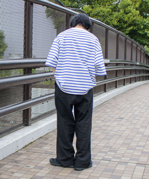 GLOSTER（グロスター）の「【GLOSTER/グロスター】ダブルニー イージーワイドパンツ ルーズシルエット（その他パンツ・メンズ・ブラック/アイボリー・M/L）」の19枚目の写真