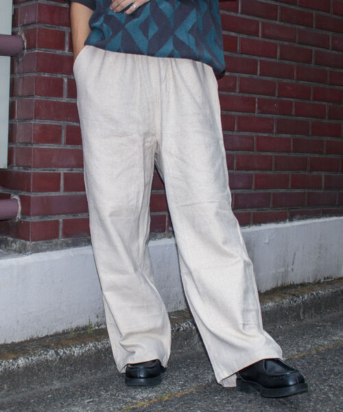 GLOSTER（グロスター）の「【GLOSTER/グロスター】ダブルニー イージーワイドパンツ ルーズシルエット（その他パンツ・メンズ・ブラック/アイボリー・M/L）」の16枚目の写真