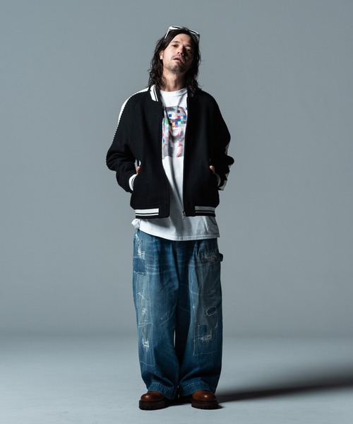 Rudie Stadium JKT/ルーディースタジアムジャケット青L Rudie Stadium JKT/ルーディースタジアムジャケット青L