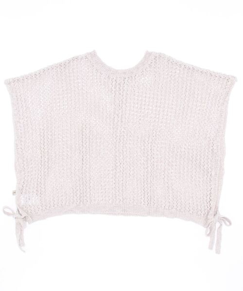 Samansa Mos2（サマンサ モスモス）の「スラブヤーン前後着ベスト（ベスト・レディース・ベージュ/モカ/ブラック・ﾌﾘ-）」の4枚目の写真