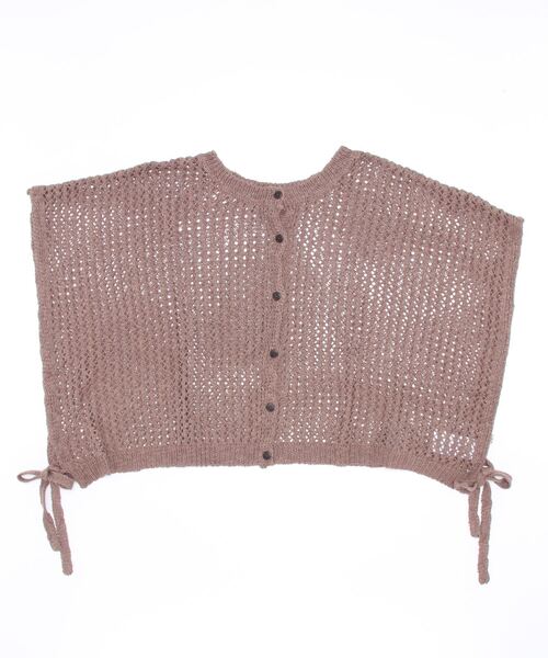 Samansa Mos2（サマンサ モスモス）の「スラブヤーン前後着ベスト（ベスト・レディース・ベージュ/モカ/ブラック・ﾌﾘ-）」の21枚目の写真