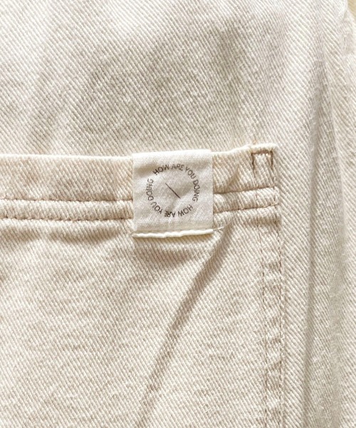 PairPair（ペアペア）の「イージーワイドパンツ(ユニセックス)（その他パンツ・メンズ・アイボリー/ケミカルウォッシュ・MEDIUM/LARGE）」の7枚目の写真