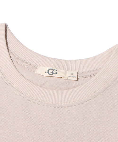 UGG（アグ）の「UGG@mos サイドビッグロゴTシャツ（Tシャツ/カットソー・レディース・ベージュ/ホワイト/ネイビー・L/M/XL）」の5枚目の写真
