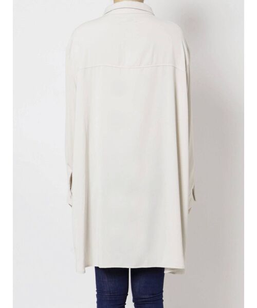 GYDA（ジェイダ）の「SIMPLE LOOSE シャツ（シャツ/ブラウス・レディース・アイボリー/オフホワイト・FREE）」の18枚目の写真