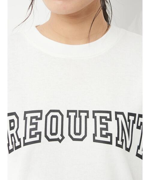 Green Parks(グリーンパークス)の「白抜きカレッジロゴTシャツ(Tシャツ/カットソー・レディース・ブラック/ターコイズブルー/ブルー・FREE)」の13枚目の写真