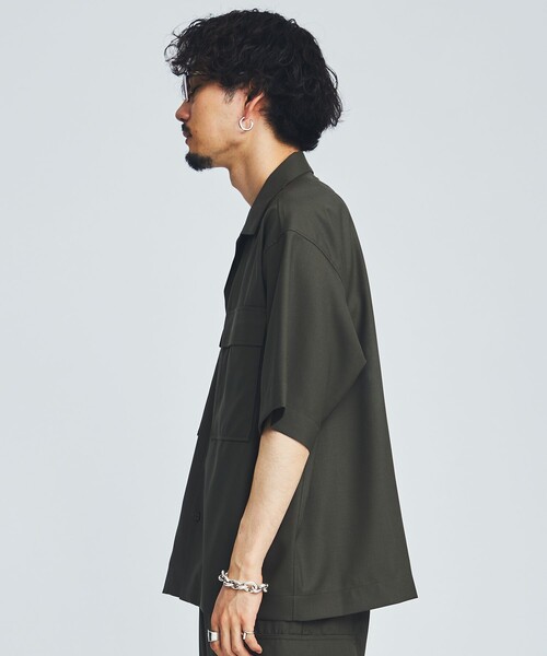 marka（マーカ）の「STUDIOUS別注 OC DOUBLE POCKET S/S SHIRTS（シャツ/ブラウス・メンズ・ホワイト/ブラック/カーキ・2/1）」の10枚目の写真