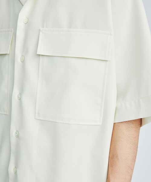 marka（マーカ）の「STUDIOUS別注 OC DOUBLE POCKET S/S SHIRTS（シャツ/ブラウス・メンズ・ホワイト/ブラック/カーキ・2/1）」の21枚目の写真
