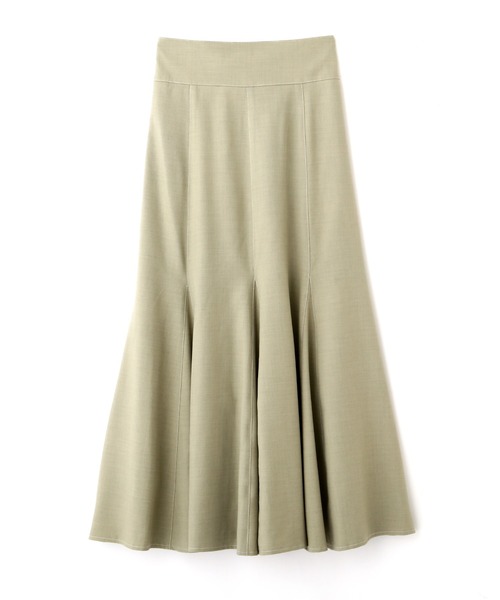 FREE'S MART（フリーズマート）の「◆配色ステッチバックレースアップフレアスカート（スカート・レディース・ブラック/ベージュ/グリーン・SMALL/MEDIUM）」の20枚目の写真