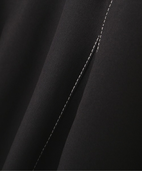 FREE'S MART（フリーズマート）の「◆配色ステッチバックレースアップフレアスカート（スカート・レディース・ブラック/ベージュ/グリーン・SMALL/MEDIUM）」の16枚目の写真