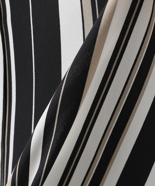 EDIFICE LA BOUCLE（エディフィスラブークル）の「【LA BOUCLE / ラブークル】バンドカラー パターン 半袖シャツ（シャツ/ブラウス・メンズ・ブラックミックス/ブラック×ブラック/ブラック系その他・1/2/3）」の11枚目の写真