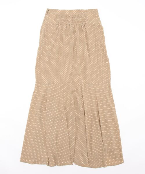 mysty woman（ミスティウーマン）の「ドット柄マーメイドスカート 297619（スカート・レディース・ホワイト/ブラック/ベージュ・FREE）」の4枚目の写真
