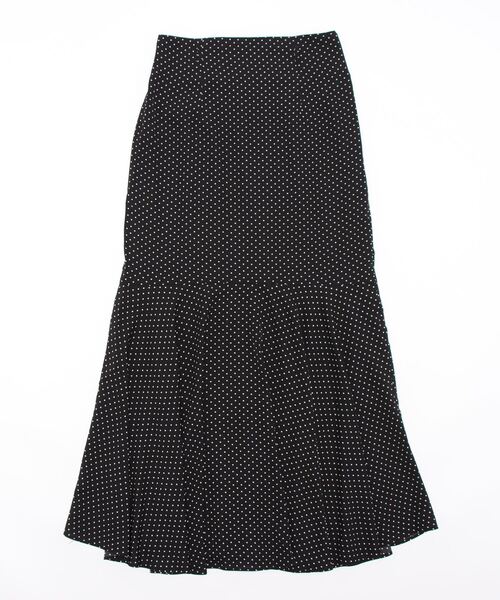 mysty woman（ミスティウーマン）の「ドット柄マーメイドスカート 297619（スカート・レディース・ホワイト/ブラック/ベージュ・FREE）」の22枚目の写真
