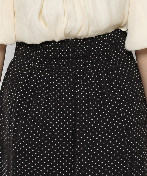 mysty woman（ミスティウーマン）の「ドット柄マーメイドスカート 297619（スカート・レディース・ホワイト/ブラック/ベージュ・FREE）」の16枚目の写真