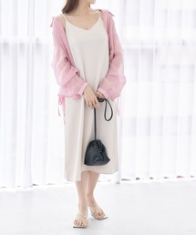 Lamoa | Lamoa/Vネック キャミソールワンピース(ワンピース)