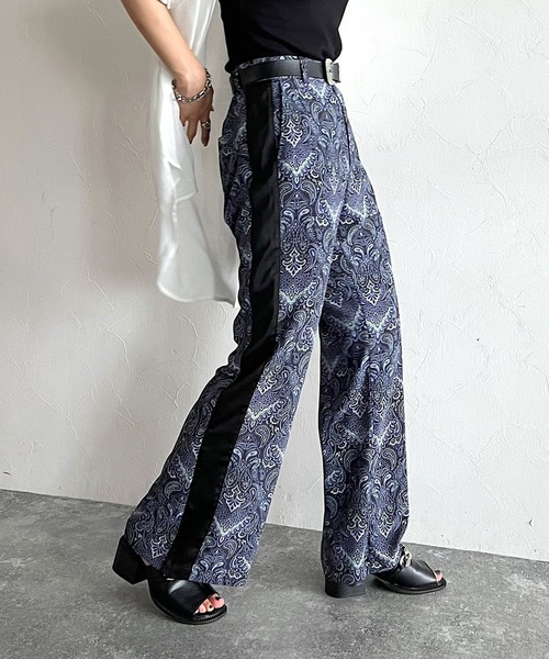 PAGEBOY（ページボーイ）の「エスニック柄切替パンツ（その他パンツ・レディース・ブラック/オフホワイト・FREE）」の11枚目の写真