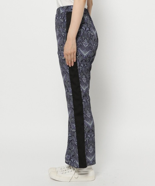 PAGEBOY（ページボーイ）の「エスニック柄切替パンツ（その他パンツ・レディース・ブラック/オフホワイト・FREE）」の3枚目の写真