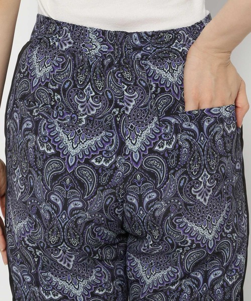 PAGEBOY（ページボーイ）の「エスニック柄切替パンツ（その他パンツ・レディース・ブラック/オフホワイト・FREE）」の12枚目の写真