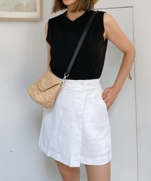 Vicente | Linen wrap skirt(スカート)