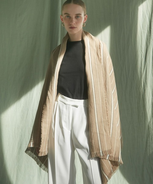 URBAN RESEARCH ROSSO WOMEN(アーバンリサーチ ロッソ)の「THROW ZOE(ストール/ショール・レディース・ストライプ・-)」の2枚目の写真
