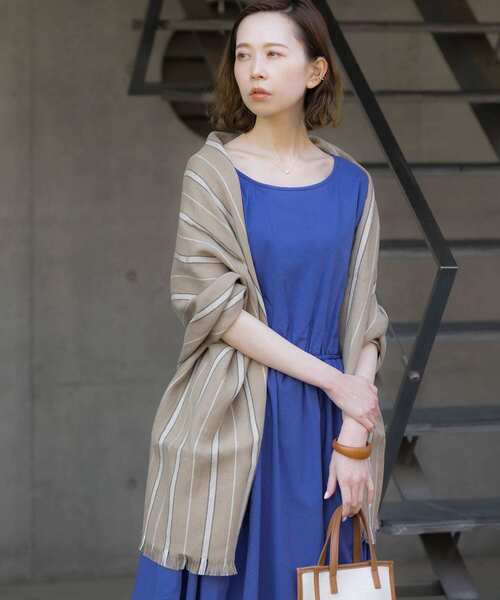 URBAN RESEARCH ROSSO WOMEN(アーバンリサーチ ロッソ)の「THROW ZOE(ストール/ショール・レディース・ストライプ・-)」の3枚目の写真