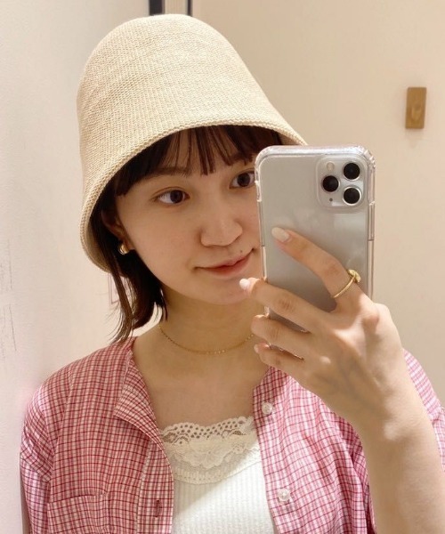 flower（フラワー）の「ブリージーバケットハット（ハット・レディース・アイボリー・FREE）」の5枚目の写真