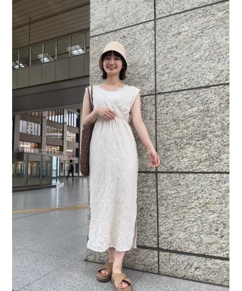 flower（フラワー）の「ブリージーバケットハット（ハット・レディース・アイボリー・FREE）」の4枚目の写真