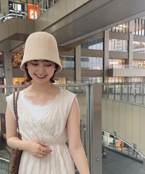 flower（フラワー）の「ブリージーバケットハット（ハット・レディース・アイボリー・FREE）」の13枚目の写真