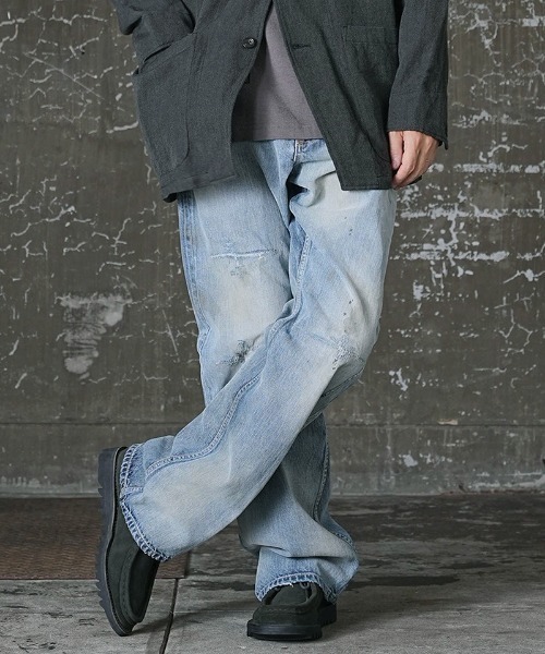 EGO TRIPPING（エゴトリッピング）の「mp10294-S917 LOOSE BOOTSCUT remake デニムパンツ（デニムパンツ・メンズ・インディゴブルー・29/30/31/33）」の4枚目の写真