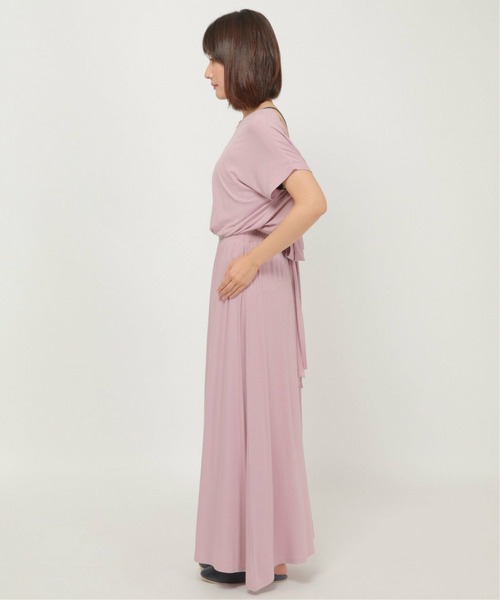 IKKA LOUNGE(イッカラウンジ)の「リボン使いワンピース(ワンピース・レディース・ピンク/チャコールグレー・M/L)」の8枚目の写真