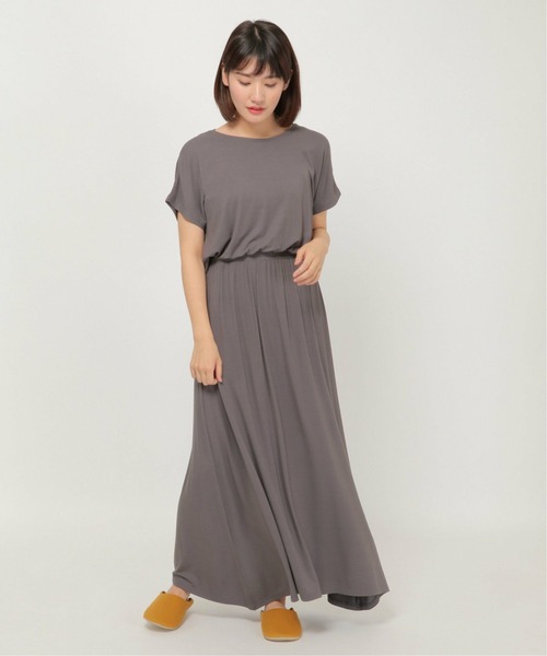 IKKA LOUNGE(イッカラウンジ)の「リボン使いワンピース(ワンピース・レディース・ピンク/チャコールグレー・M/L)」の21枚目の写真