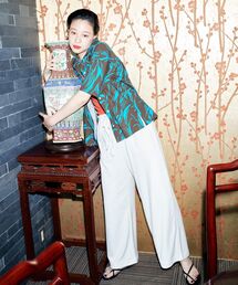 THE SHOP TK  | 【小川夢乃さんコラボ】ワイドリラックスパンツ(その他パンツ)