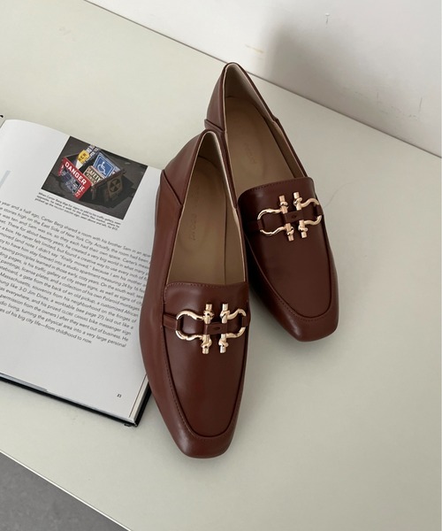 prose verse（プロズヴェール）の「2wayビットローファー（ローファー・レディース・ホワイト/ブラウン/ブラック・MEDIUM/SMALL/X-LARGE/LARGE）」の3枚目の写真