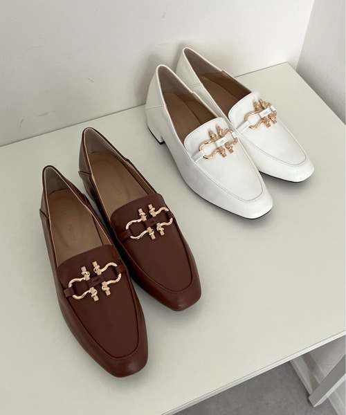 prose verse（プロズヴェール）の「2wayビットローファー（ローファー・レディース・ホワイト/ブラウン/ブラック・MEDIUM/SMALL/X-LARGE/LARGE）」の6枚目の写真