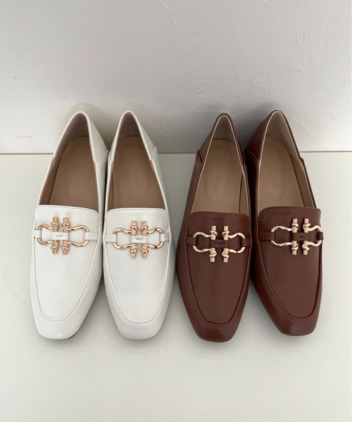 prose verse（プロズヴェール）の「2wayビットローファー（ローファー・レディース・ホワイト/ブラウン/ブラック・MEDIUM/SMALL/X-LARGE/LARGE）」の8枚目の写真