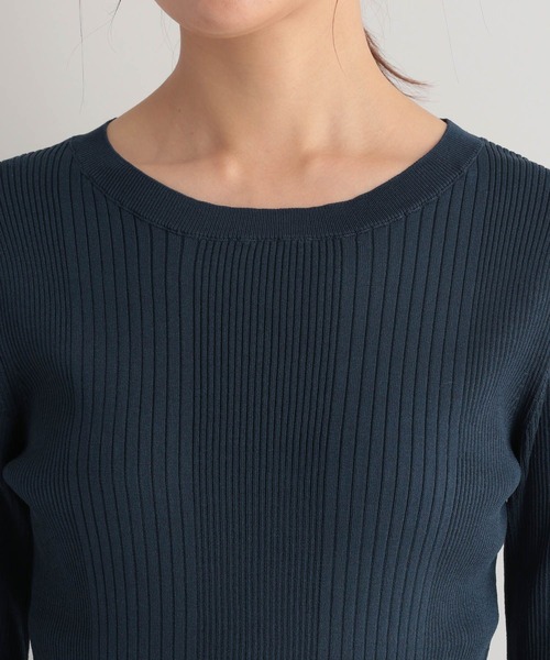 Andemiu（アンデミュウ）の「キカガラドッキングワンピース157341（ワンピース・レディース・ブラック/ブルー/モカ・FREE）」の7枚目の写真