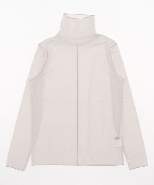 TITE IN THE STORE（ティテ　インザ　ストア）の「シアーハイネックカットソー（Tシャツ/カットソー・レディース・ブラック/ブルー/ブラウン/オフホワイト・38）」の10枚目の写真