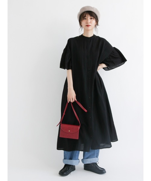 Samansa Mos2(サマンサ モスモス)の「スクエアミニショルダーバッグ(ショルダーバッグ・レディース・ブラック/ベージュ/レッド・フリ-)」の7枚目の写真