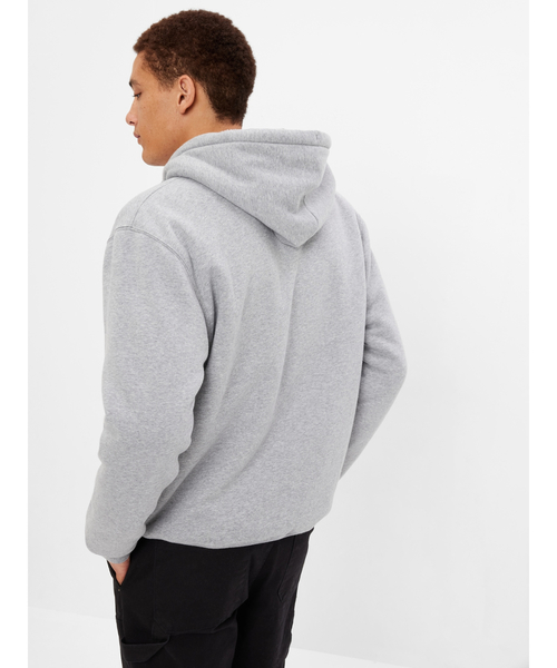 GAP（ギャップ）の「ヴィンテージ ソフトGAPアーチロゴ入りボアパーカー（パーカー・メンズ・ベージュ系その他/グレー/ブラウン/ベージュ/ブラック系その他・XS/L/XL/M/S）」の7枚目の写真