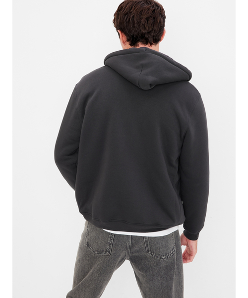 GAP（ギャップ）の「ヴィンテージ ソフトGAPアーチロゴ入りボアパーカー（パーカー・メンズ・ベージュ系その他/グレー/ブラウン/ベージュ/ブラック系その他・XS/L/XL/M/S）」の8枚目の写真