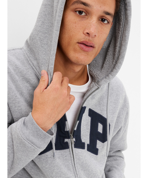 GAP（ギャップ）の「ヴィンテージ ソフトGAPアーチロゴ入りボア