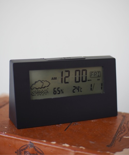 シンプル マルチ デジタル時計 クリア/ノーマル #（置時計）｜Port