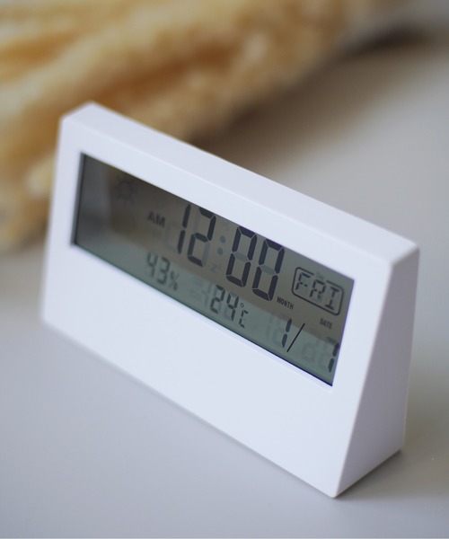 シンプル マルチ デジタル時計 クリア/ノーマル #（置時計）｜Port
