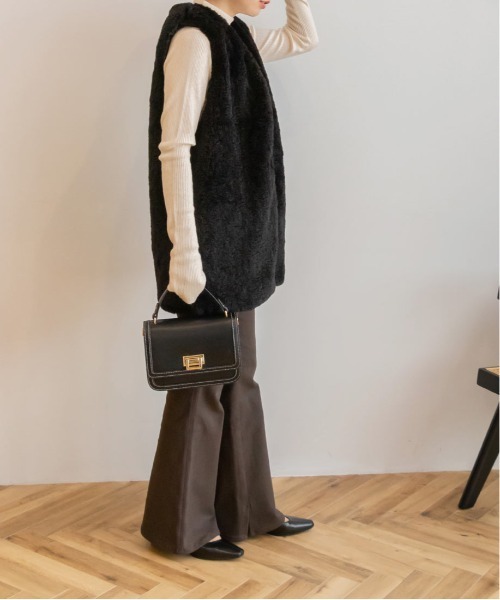 RANDA（ランダ）の「フェイクファーベスト（その他アウター）」 - WEAR