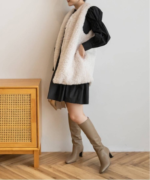 RANDA（ランダ）の「フェイクファーベスト（その他アウター）」 - WEAR
