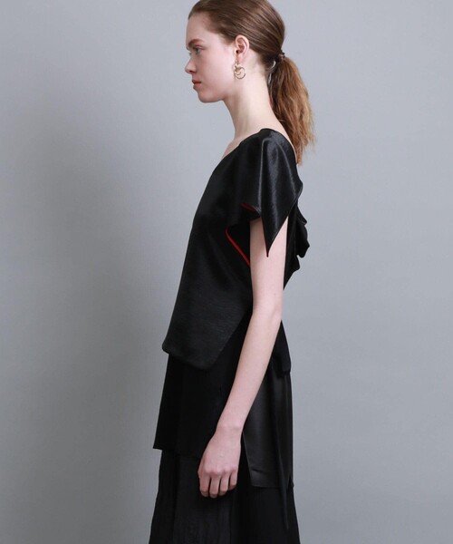 the CADRE(カードル)の「024-1(Tシャツ/カットソー・レディース・ブラック・FREE)」の4枚目の写真