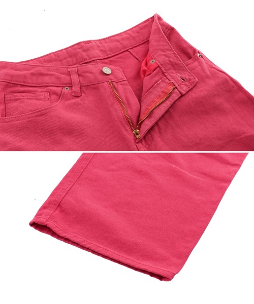 LATINA(ラティーナ)の「カラーストレートワイドパンツ(その他パンツ・レディース・ブラック/ピンク・S/M/L)」の4枚目の写真