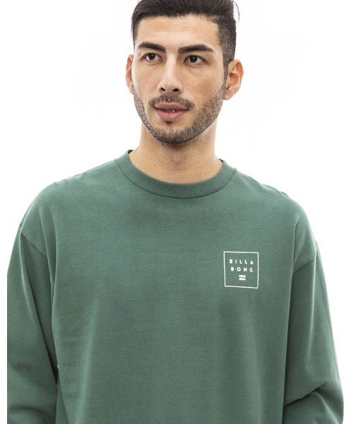BILLABONG（ビラボン）の「BILLABONG メンズ BIG SQUARE ロンＴ 【2022年秋冬モデル】/ビラボンバックプリント長袖ロンT（Tシャツ/カットソー・メンズ・モスグリーン/ホワイト/ブラック/ベージュ・LARGE/X-LARGE/MEDIUM）」の13枚目の写真